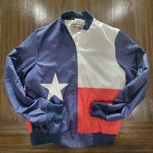 Walls Vintage Texas Flag Windbreaker.. Size Medium..